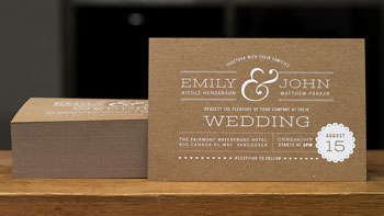 Custom Wedding Invitations - Toronto Print Press